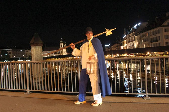 1.5-Hour Small-Group Nightwatchman Walk in Medieval Lucerne - Chapel Bridge area: Water Tower first, then the famous bridge (with darker stories)