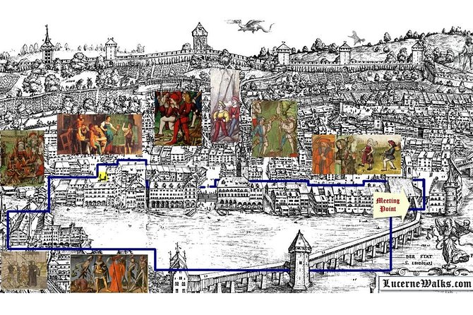 1.5-Hour Small-Group Nightwatchman Walk in Medieval Lucerne - Getting started at Rosengart Platz and keeping the pace realistic