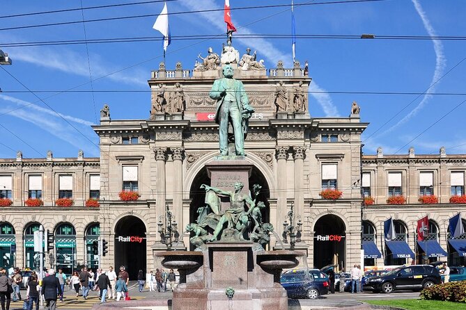 City tour Zurich with the city whispers from CHF 21.00 - The Stops Above Street Level: Zurich’s Big Names and Main Stories