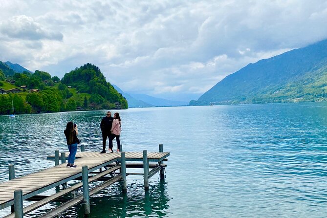 Crash Landing on You Private Switzerland Day Tour from Zurich or Lucerne (CLOY) - Iseltwald and the piano spot: a lakeside photo that feels like a scene