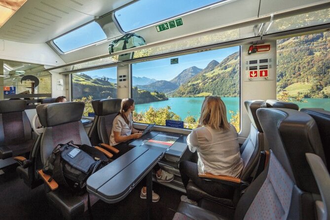 Exclusive Panoramic Train Journey though the Heart of Swiss - Lauterbrunnen: the waterfall valley and Staubach Falls