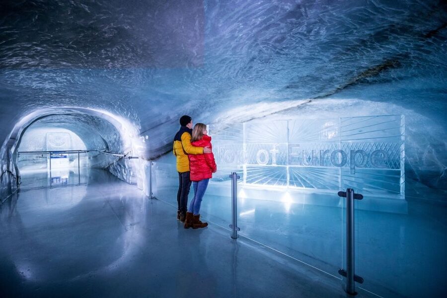 From Lucerne: Day Trip to Jungfraujoch – Top of Europe - Grindelwald Terminal to Eiger Glacier: gondola views and guided orientation