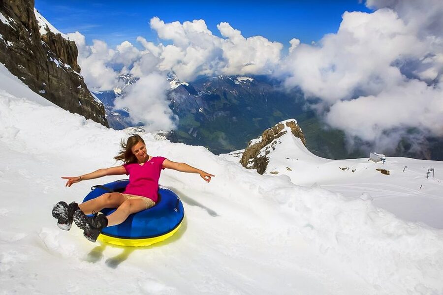 From Lucerne: Mount Titlis Half-Day Tour with Ice Flyer - Glacier Park, snow tubing, and Trübsee timing
