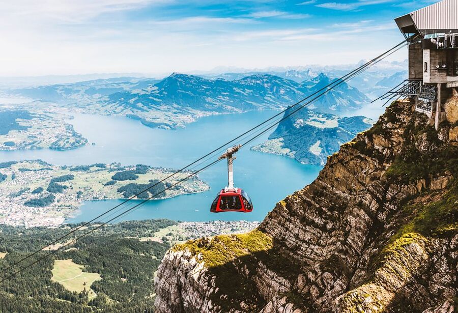 From Lucerne: Mt. Pilatus Gondola, Cable Car, and Boat Trip - The Lucerne-to-Pilatus start: bus 1 to Krienseregg’s valley lift