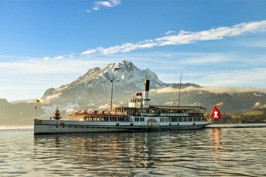 From Lucerne: Mt. Pilatus Gondola, Cable Car, and Boat Trip - Panorama gondola to Krienseregg: views plus a kid-friendly break