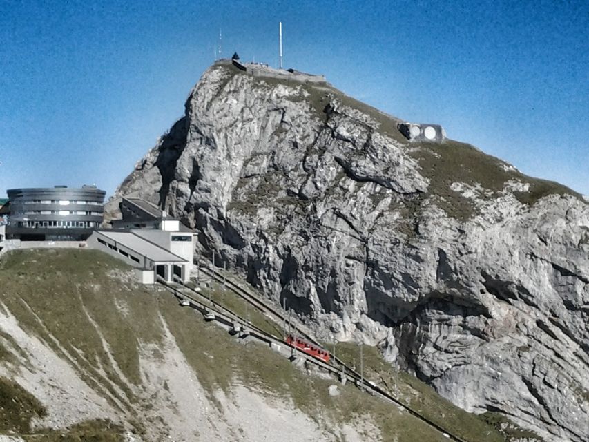 From Luzern:Small Group Tour Golden Roundtrip to Mt. Pilatus - Summit time on Mt. Pilatus: Visitor Center plus real free breathing room