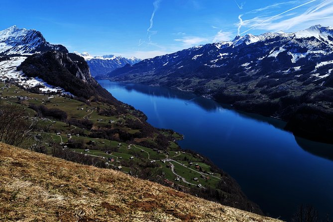 From Zurich: Breathtaking waterfall and lakes private tour - Glarus mountain lake magic, then Diesbachfall’s three tiers