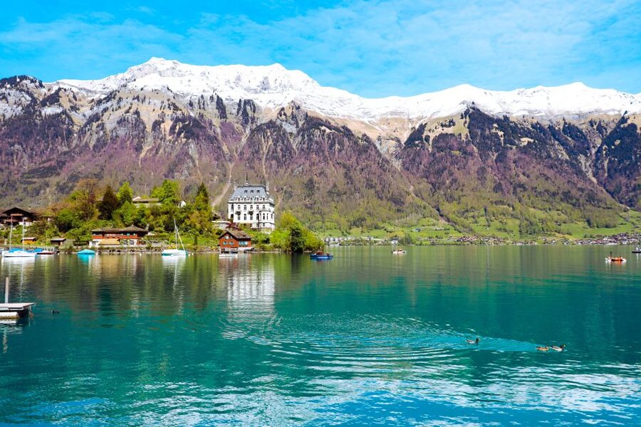 From Zurich: Crash Landing On You Locations in Interlaken - Lake Lungern Reunion Stop: Ending the Day by the Water