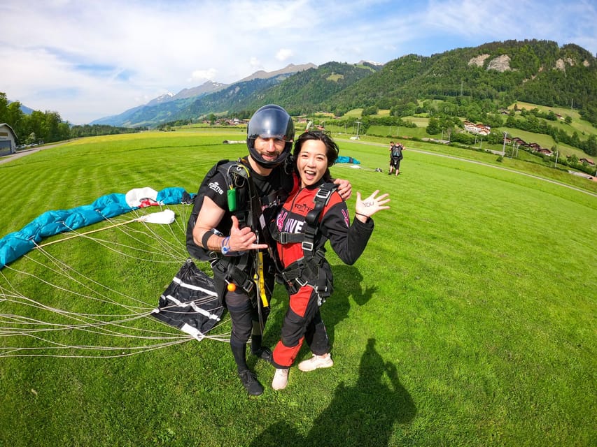 From Zurich: Interlaken Skydiving & Scenic Flight Adventure - Tandem Skydiving Over Interlaken: 45 Seconds at 200 kph