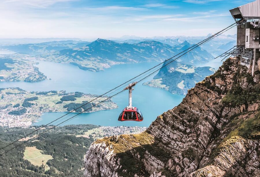 From Zurich: Lucerne & Mount Pilatus Day Tour - The descent: steep funicular down, cogwheel train on certain dates