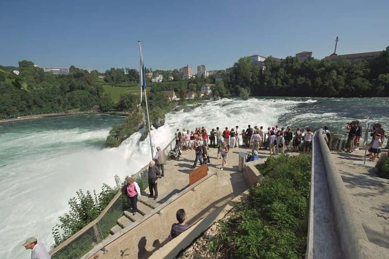 From Zurich: Stein am Rhein and Rhine Falls - Schloss Laufen and the Rhine Falls: the main event done right