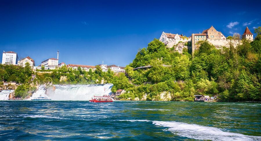 From Zurich to The Rhine Falls - Schloss Laufen: the mountaintop stop that sets the stage