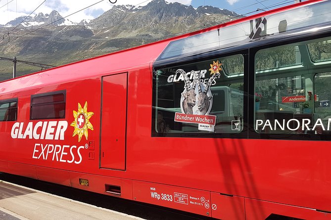 Glacier Express Panoramic Train Round Trip from Zürich With Private Guide - Stop-by-Stop: Rhine Gorge to Disentis, Then Andermatt and Oberalp Pass