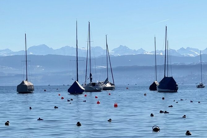 LINDT Home of Chocolate, Cruise On Lake Zurich And Old Town Walking Tour - Lake Zurich ferry: photos, photos, and a little wind