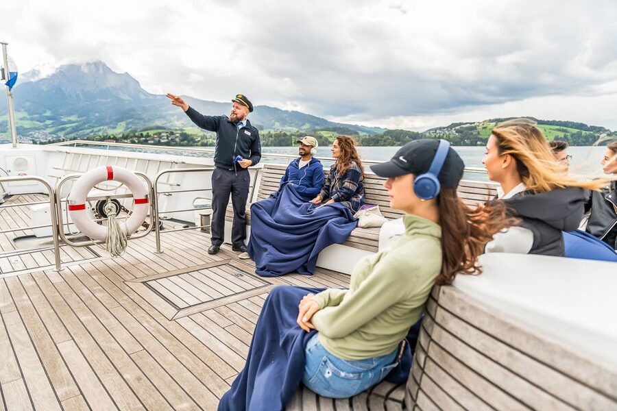 Lucerne: 1-Hour Cruise on Panoramic Yacht - The Route You’ll Follow: Meggenhorn, Bürgenstock, and the Richard Wagner Museum