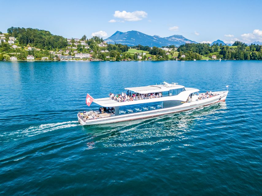 Lucerne: 1-Hour Cruise on Panoramic Yacht - Getting to Pier 7 (Schweizerhofquai) Without Wasting Time