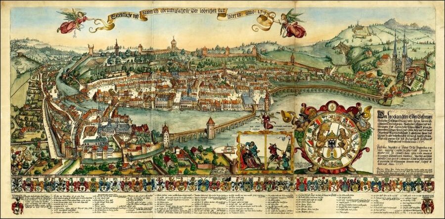 Lucerne: 1-Hour Historical Tour with Night Watchman - Chapel Bridge to Kapellplatz and Kornmarkt: the practical city markers