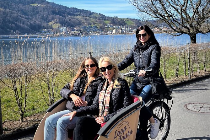 Lucerne's Hidden Secrets by Electric Cargo Bike - The e-bike and cargo-bike setup: easy controls, useful storage