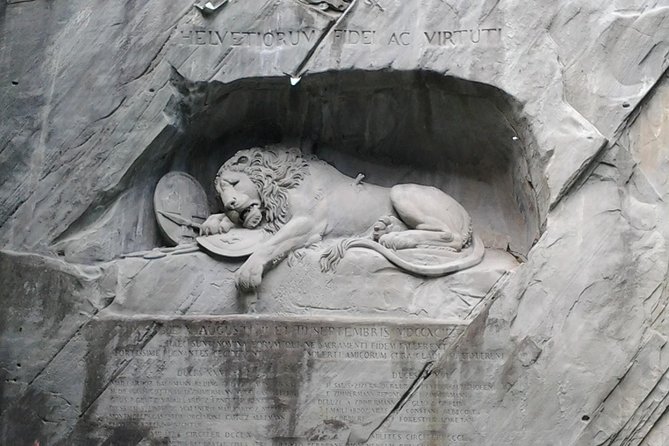 Lucerne small group walking tour and Lake Cruise from Zürich - St. Leodegar and the Lion Monument: faith, memory, and quiet power
