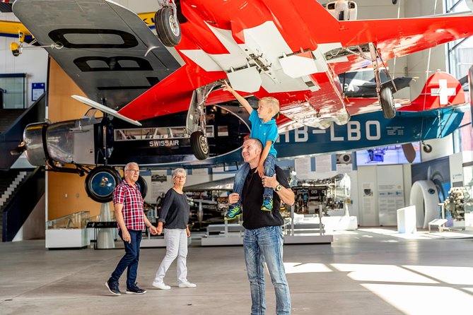 Lucerne Swiss Museum of Transport Entrance Ticket - Navigation Hall, i-factory, and the Swissarena aerial-photo room