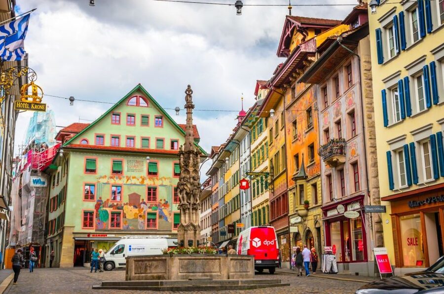 Luzern Elegance: Private City Walk and Panoramic Lake Cruise - Water Tower and the riverside feel you’ll want to revisit