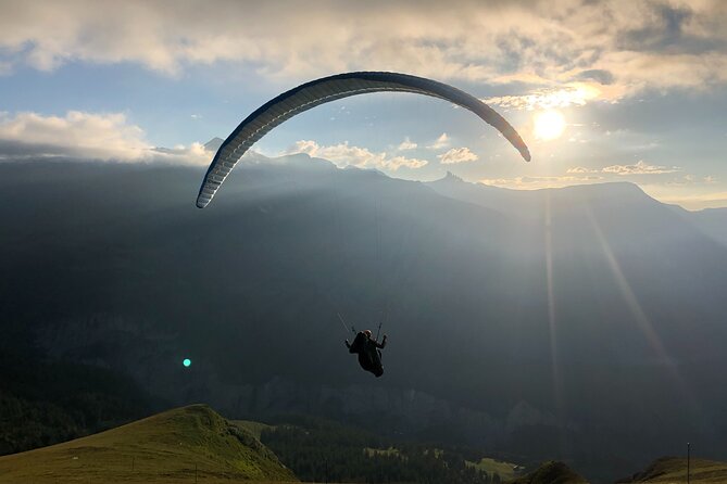 Paragliding Tandem in Switzerland - In the Air with a Tandem Pilot: What the Views Look Like