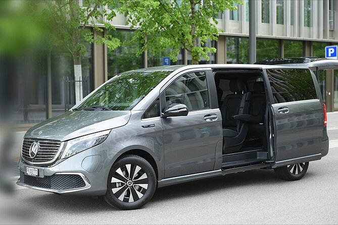 Private Arrival Transfer: from Zurich Airport to Bern City - Door-to-door comfort: A/C vehicle, WiFi, and bottled water