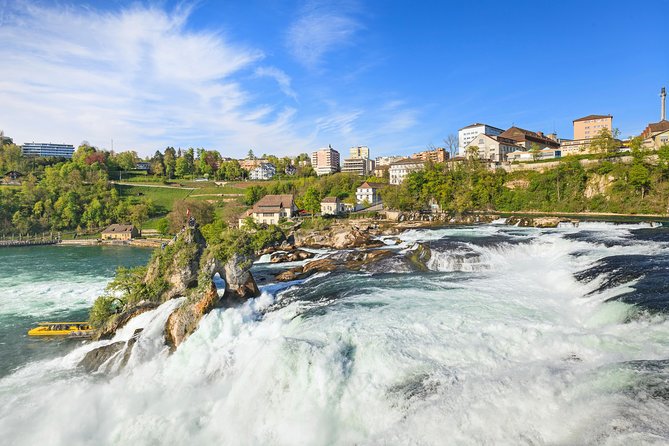 Rhine Falls Coach Tour incl. entry tickets from Zurich - Castle Laufen and Historama: A Castle-View Pause That Feels Purposeful