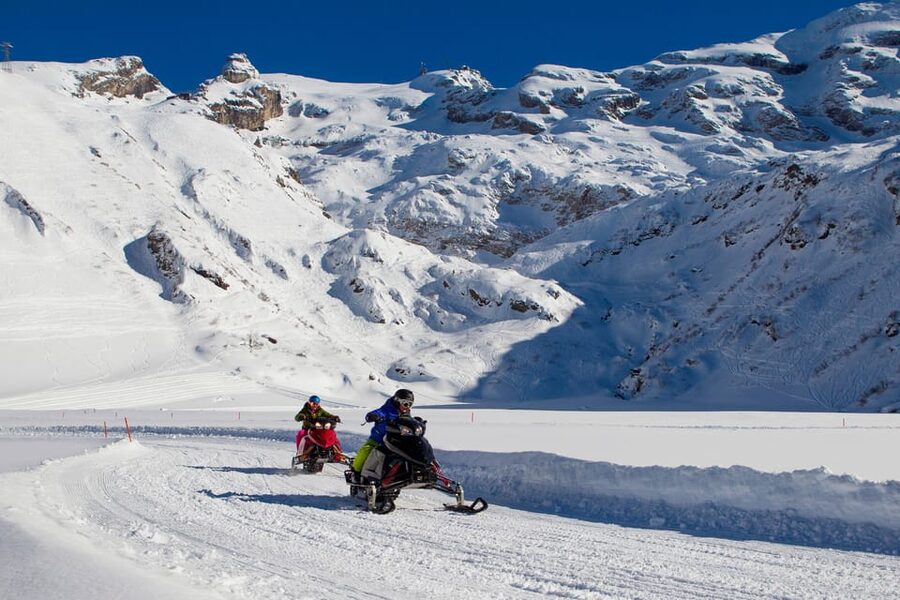 Zurich: Mount Titlis Snowmobile Adventure & Lucern Day Trip - Titlis Xpress: the big altitude shift starts fast