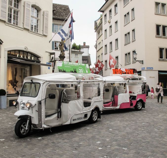 Zurich: Private eTukTuk City Tour - Comfort, weather protection, and small rules that keep things smooth